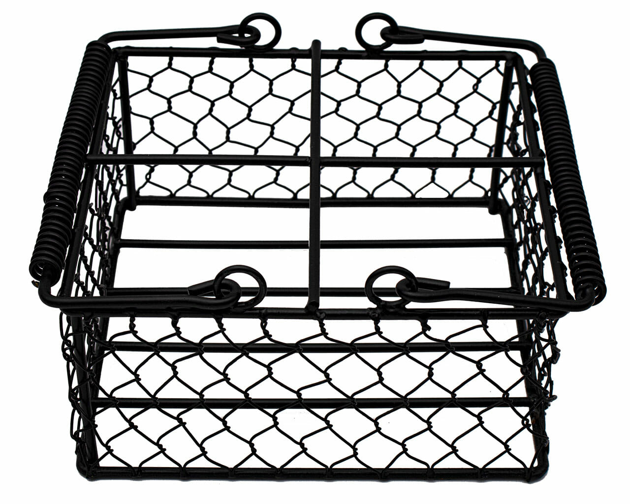 Chicken Wire Caddy for 4 Pint Mason Jars - Concordia Style Boutique