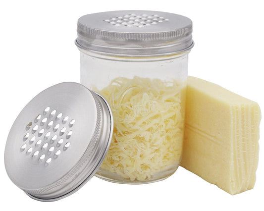 Grater / Shredder Stainless Steel Lid for Mason Jars - Concordia Style Boutique