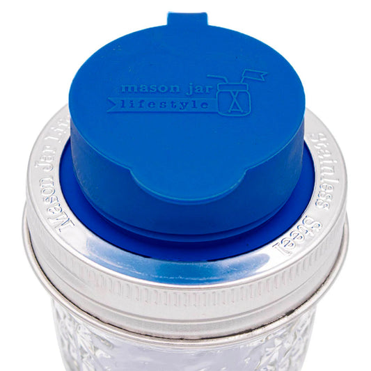 Silicone Chug Leak Resistant Lids for Regular Mouth Mason Jars - Concordia Style Boutique