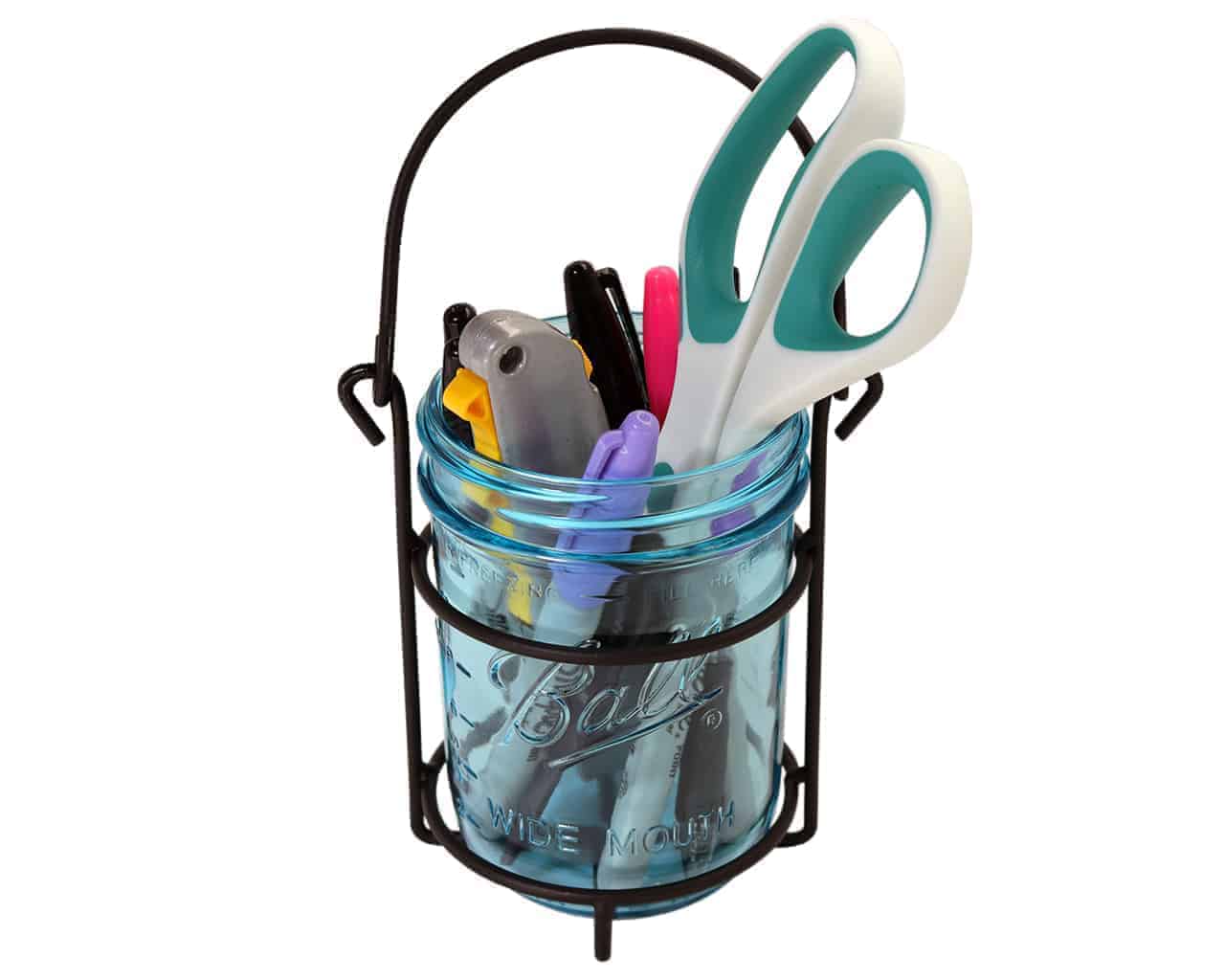 Single Pint Jar Caddy for Hanging or Carrying One Mason Jar - Concordia Style Boutique