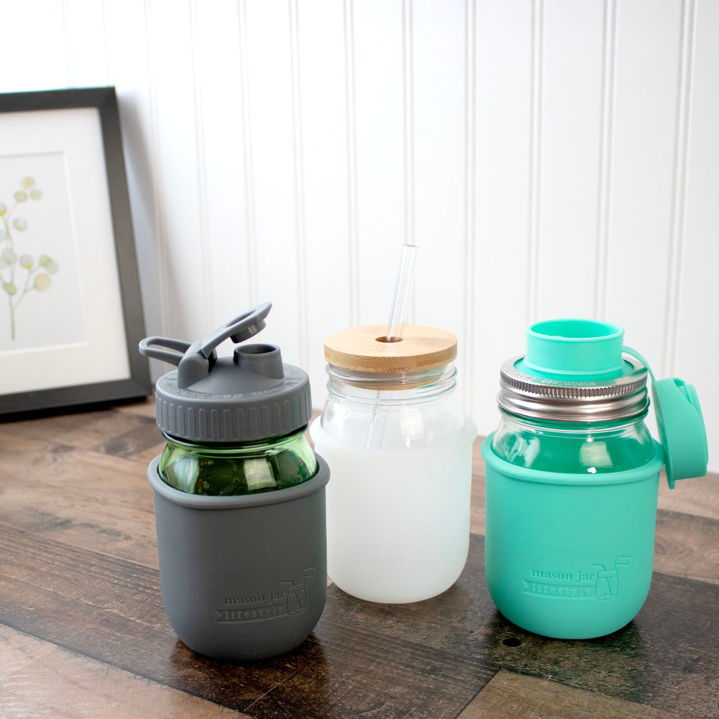 Silicone Sleeve for Regular Mouth Pint 16oz Mason Jars - Concordia Style Boutique