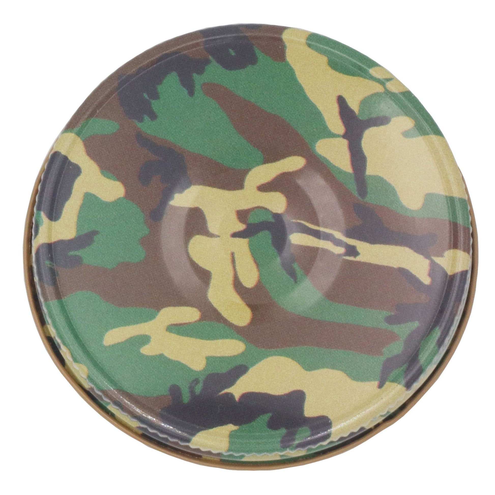 Camouflage Metal Storage Lids for Regular Mouth Mason Jars 6pk - Concordia Style Boutique