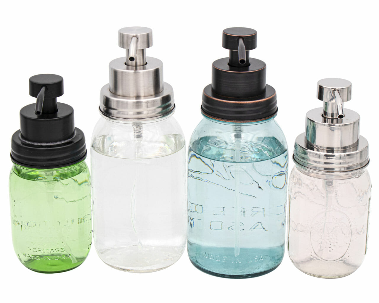 Foaming Soap Pump Dispensers for Mason Jars - Concordia Style Boutique