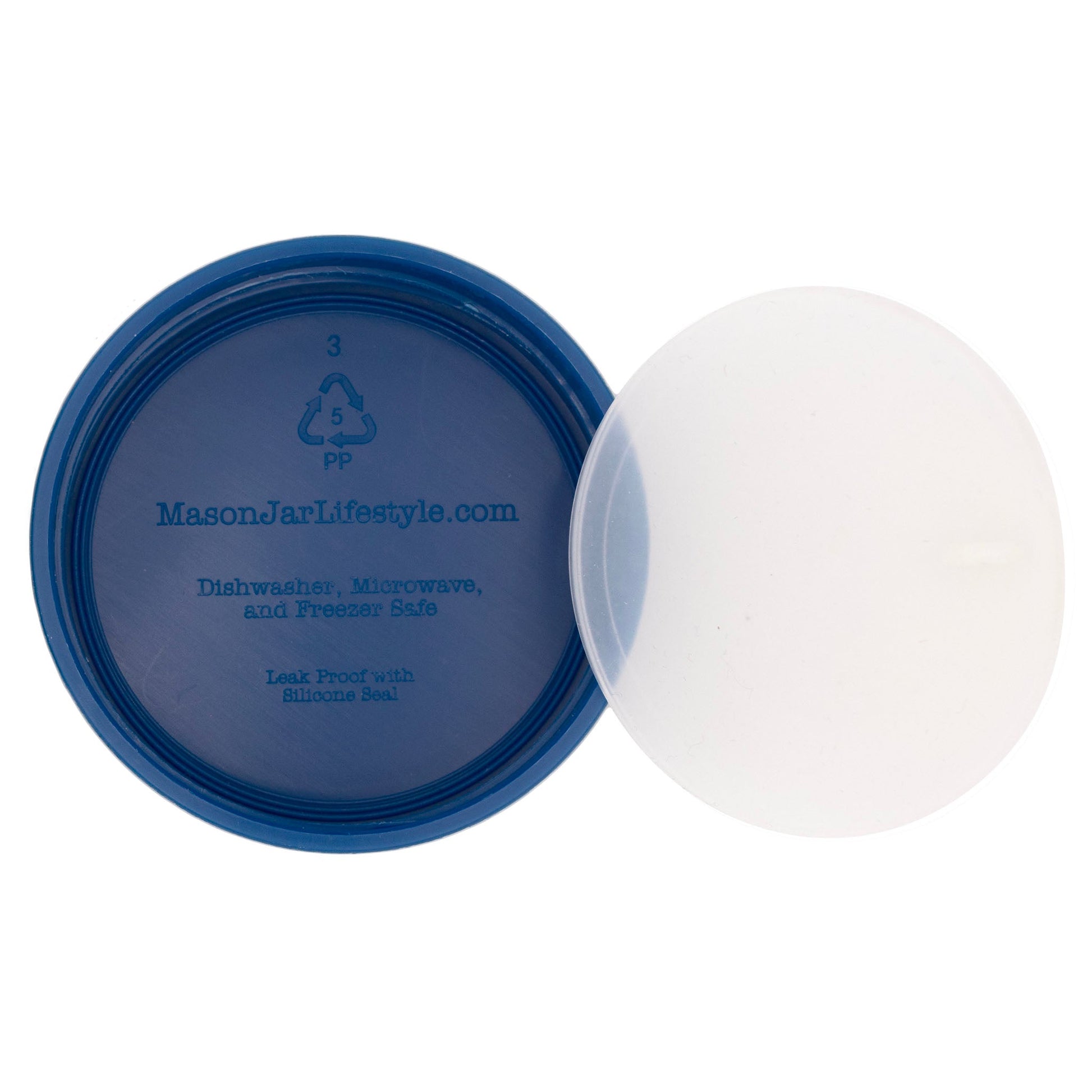 Leak Proof Plastic Storage Lids with Silicone Liners for Mason Jars - Concordia Style Boutique