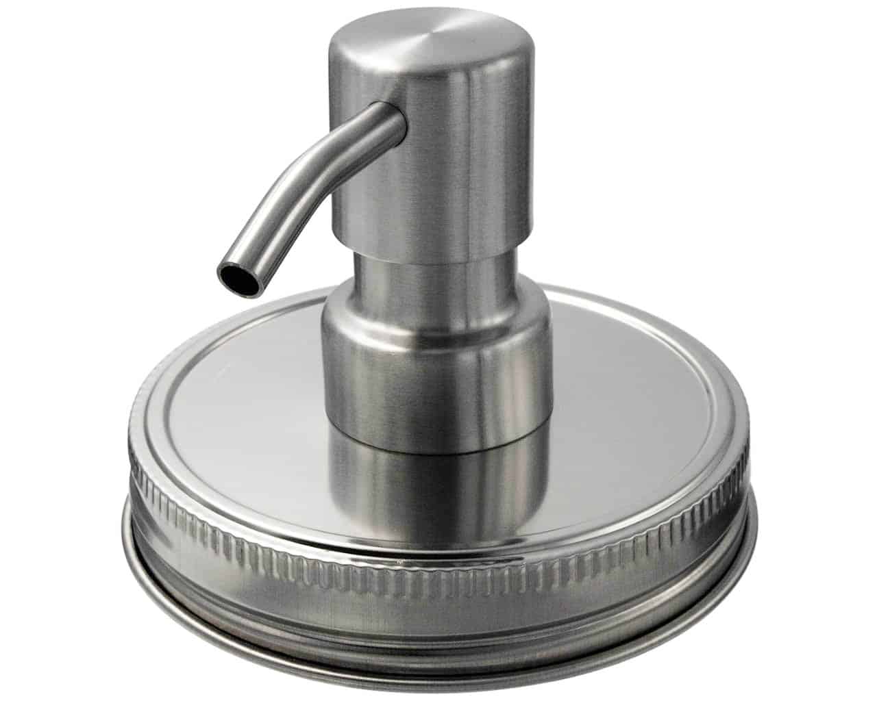 Satin / Brushed Finish Soap Pump Dispensers for Mason Jars - Concordia Style Boutique
