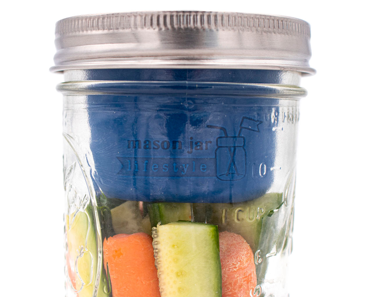 Mason Jar Divider Cup for Salads, Dips, and Snacks - Concordia Style Boutique