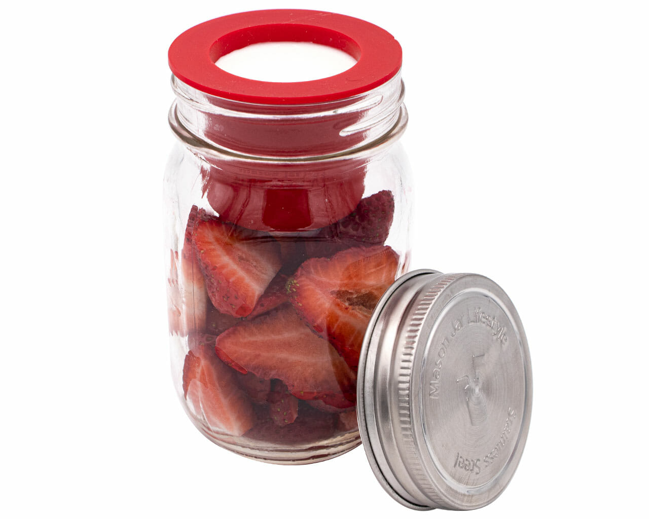 Mason Jar Divider Cup for Salads, Dips, and Snacks - Concordia Style Boutique