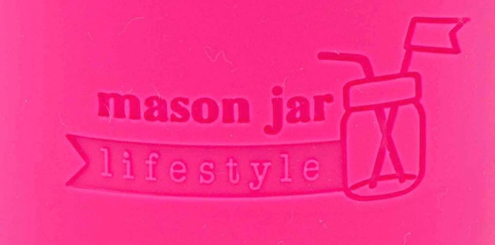 Silicone Sleeve for Regular Mouth Half Pint 8oz Mason Jars - Concordia Style Boutique