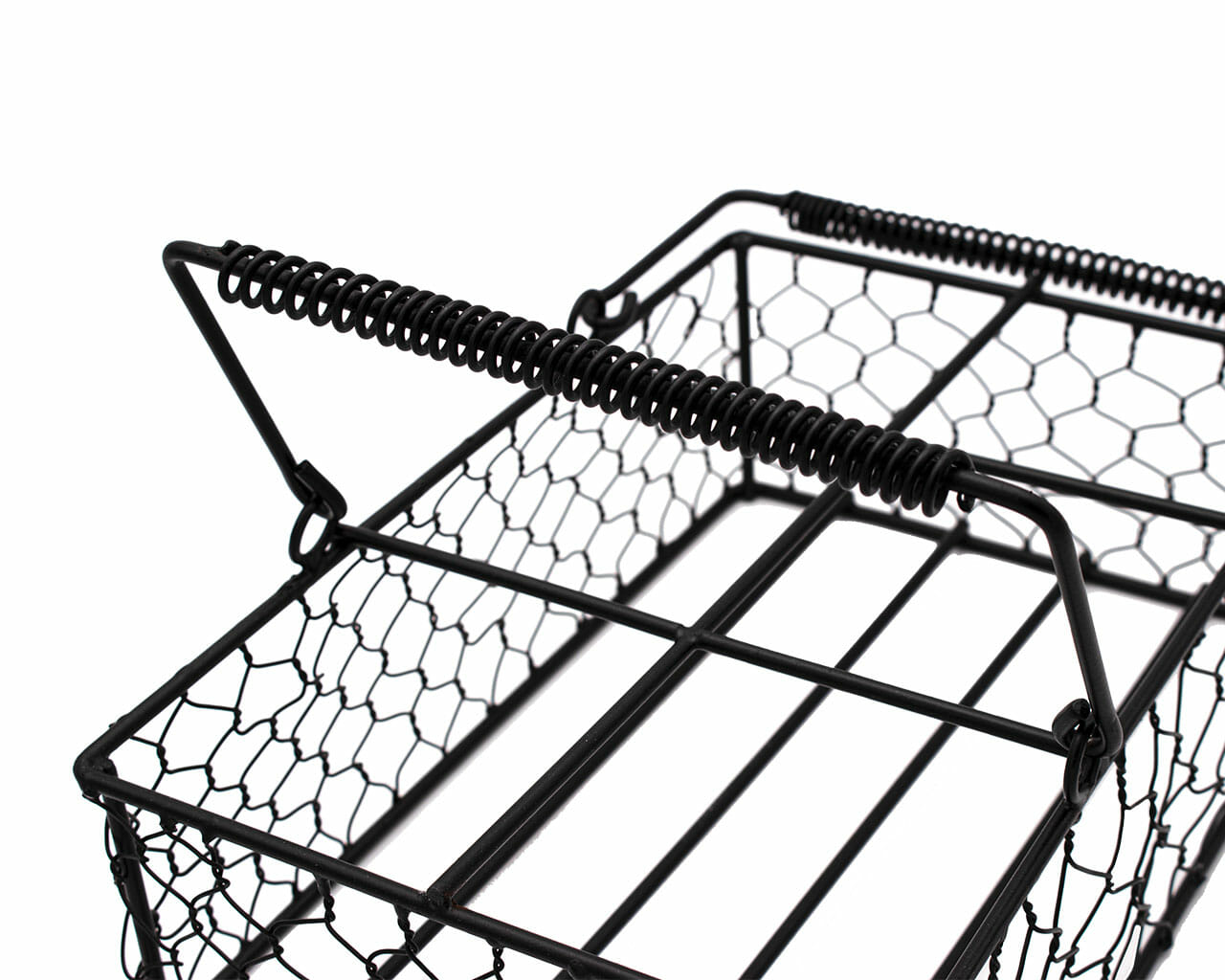 Chicken Wire Caddy for 6 Pint Mason Jars - Concordia Style Boutique