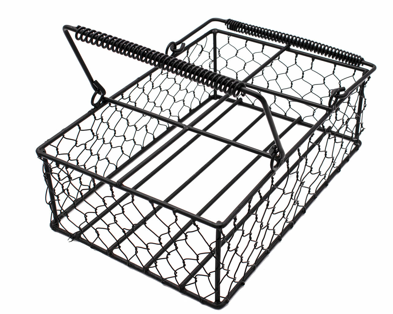 Chicken Wire Caddy for 6 Pint Mason Jars - Concordia Style Boutique