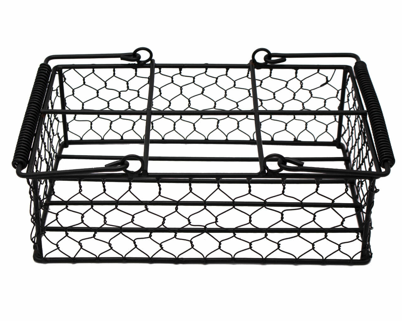 Chicken Wire Caddy for 6 Pint Mason Jars - Concordia Style Boutique