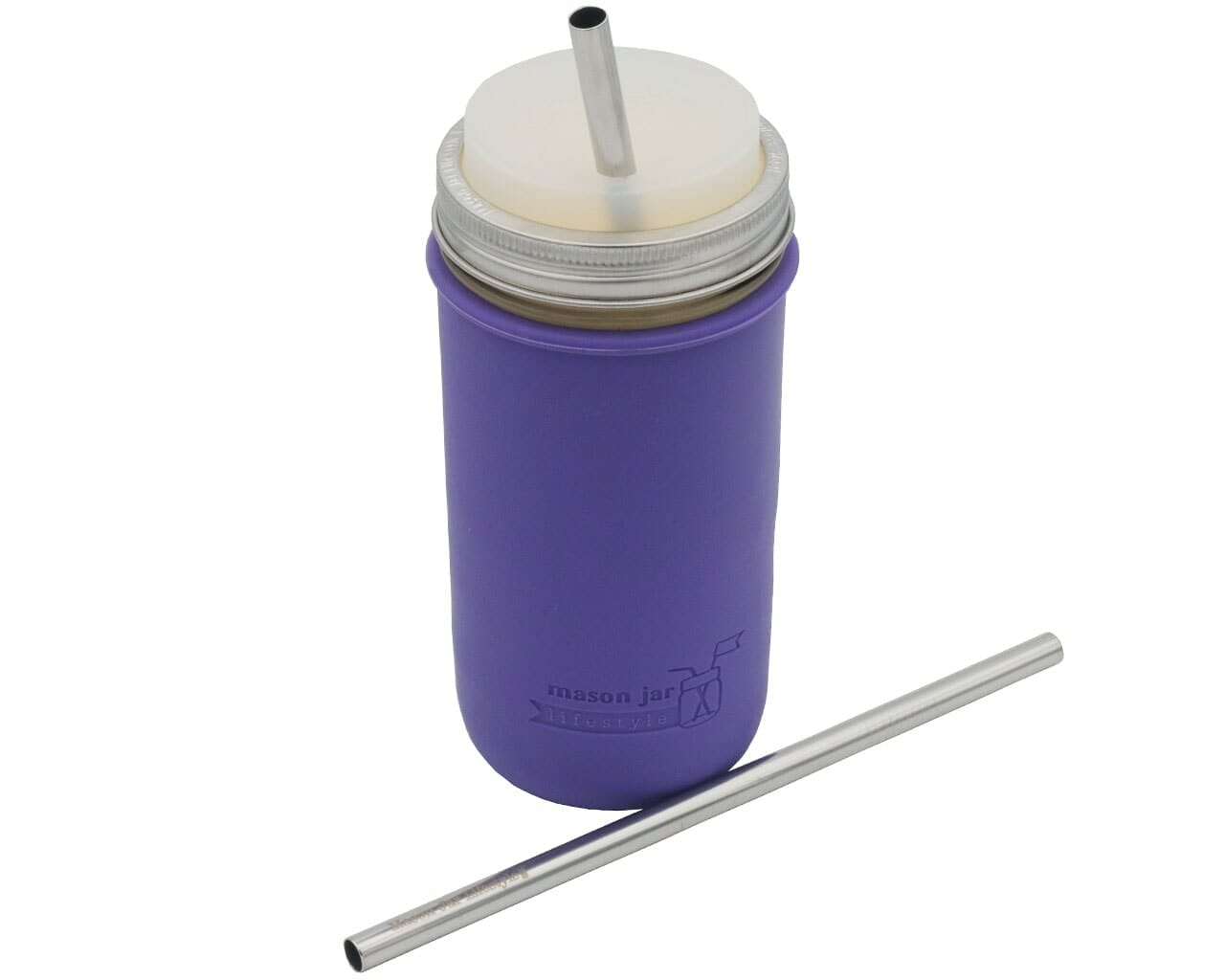 Long Stainless Steel Smoothie Straws for Quart Mason Jars - Concordia Style Boutique