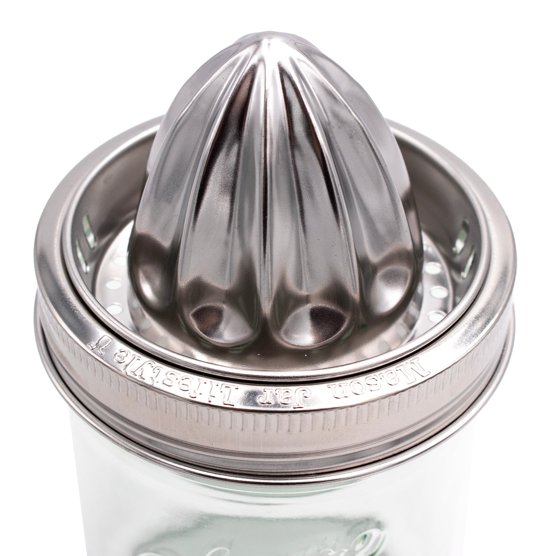 Juicing Stainless Steel Lid for Wide Mouth Mason Jars - Concordia Style Boutique