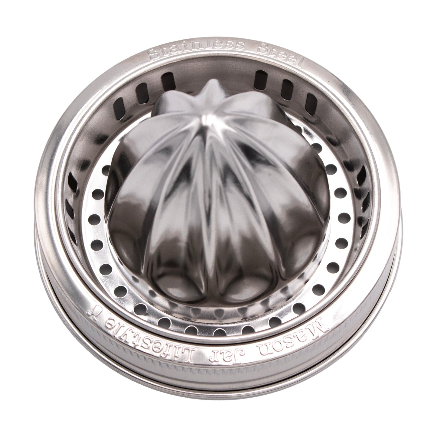 Juicing Stainless Steel Lid for Wide Mouth Mason Jars - Concordia Style Boutique