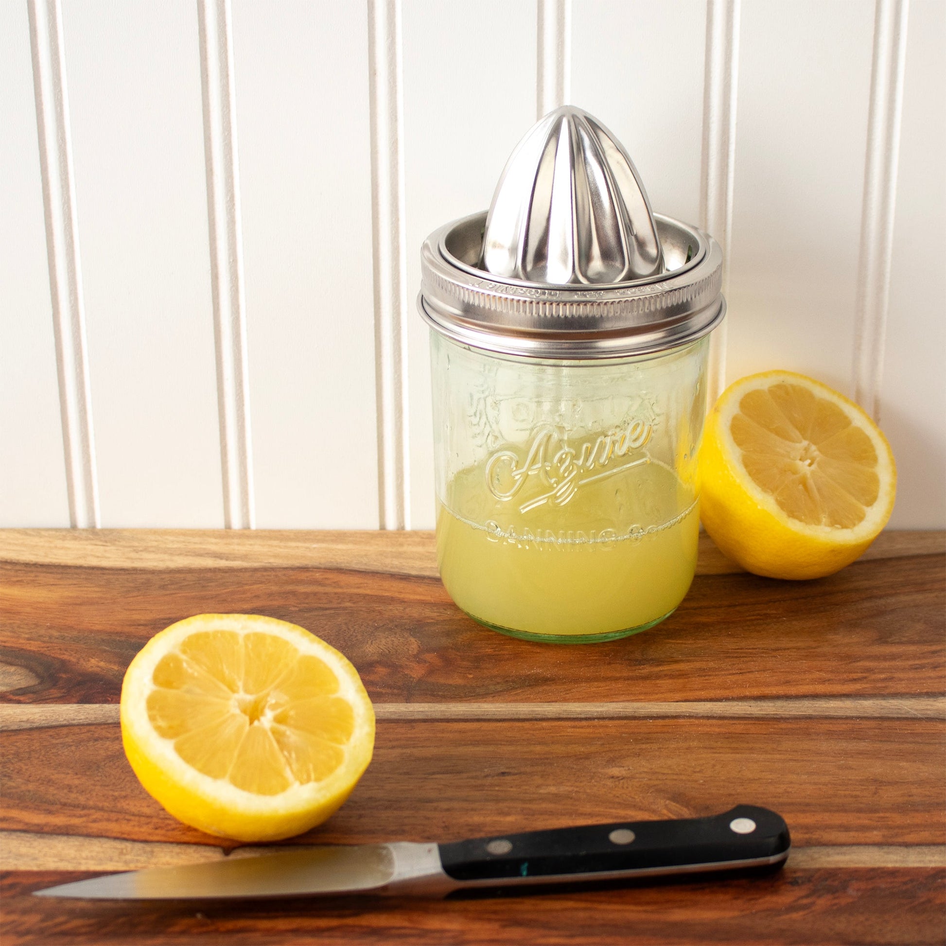 Juicing Stainless Steel Lid for Wide Mouth Mason Jars - Concordia Style Boutique