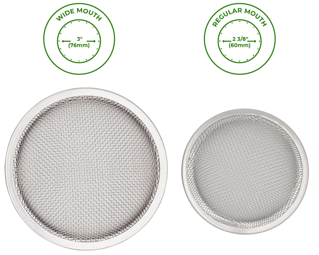 Curved Rust Proof Sprouting Lid and Band for Mason Jars - Concordia Style Boutique