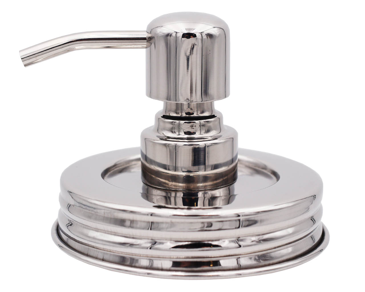 Mirror / Chrome Soap Pump Dispensers for Mason Jars - Concordia Style Boutique