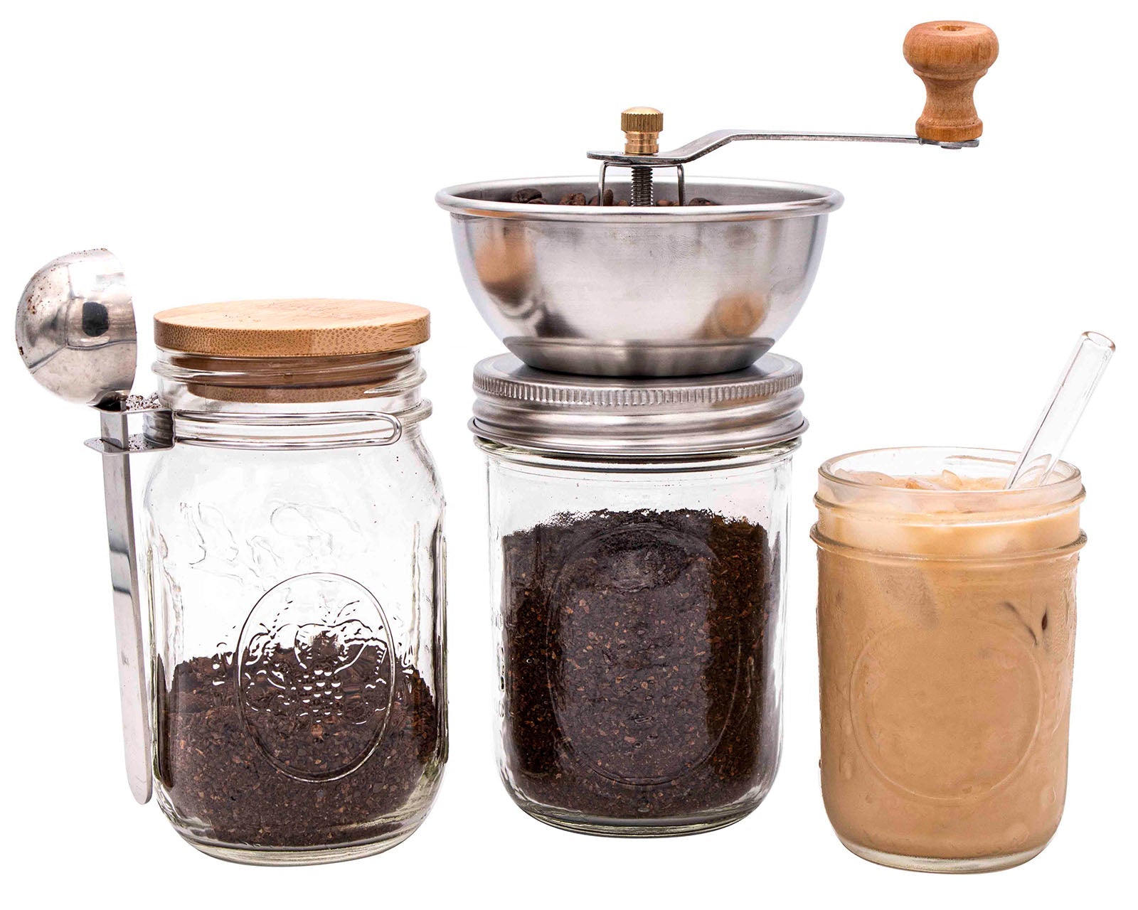 Coffee and Spice Grinder Lid for Mason Jars - Concordia Style Boutique