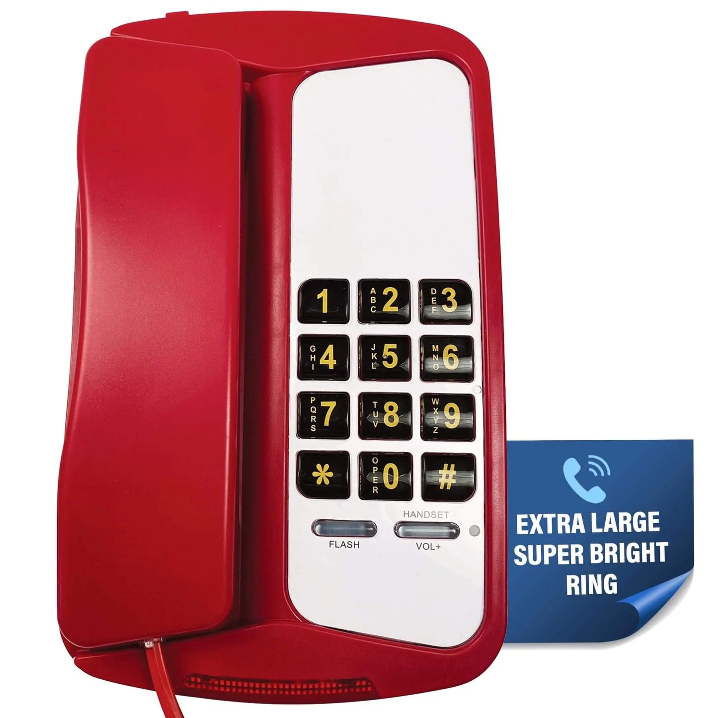 Med-Pat D800 Single Line Analog Desk Set Telephone