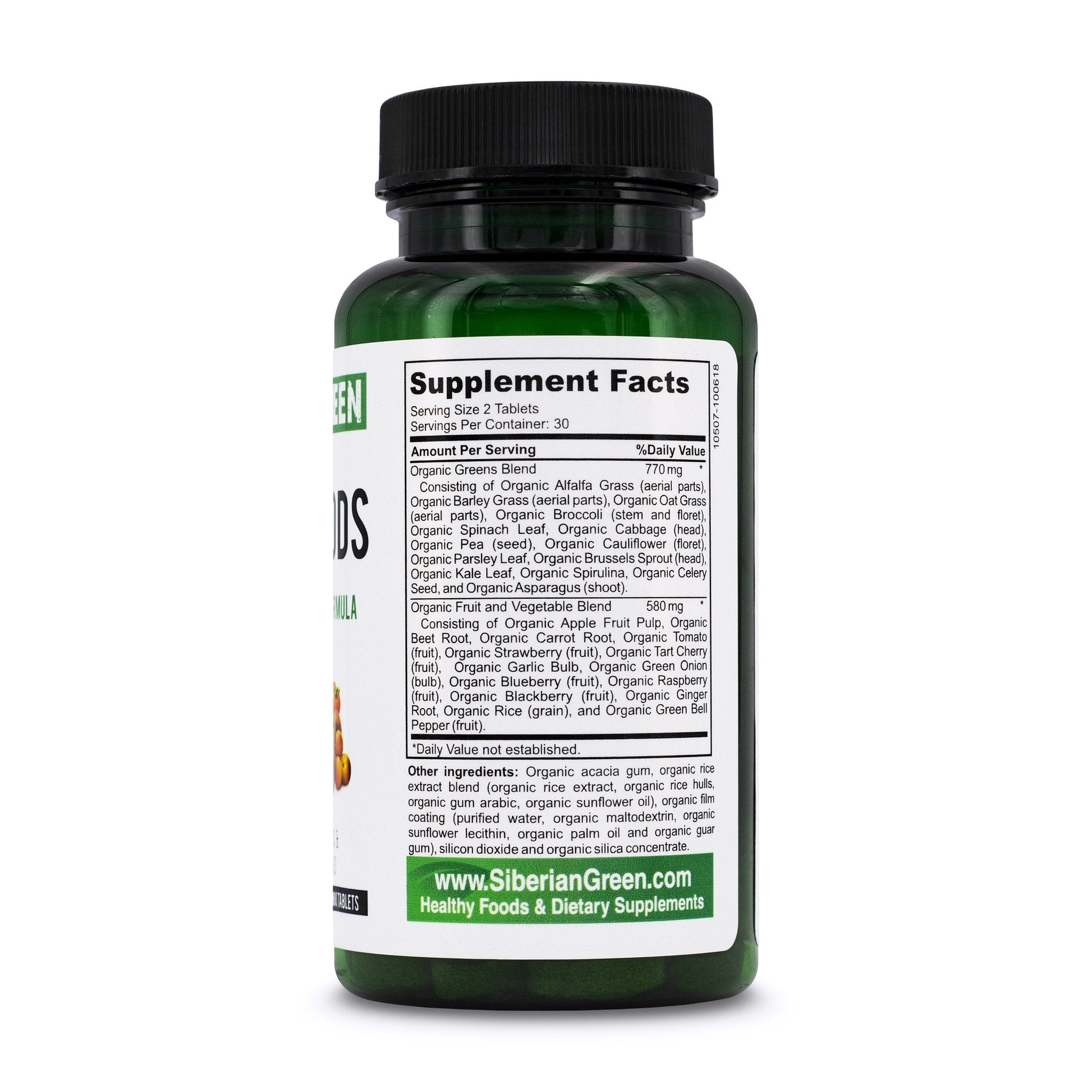 28 Organic Superfood Tablets – Essential Greens, Fruits & Veggies - Concordia Style Boutique
