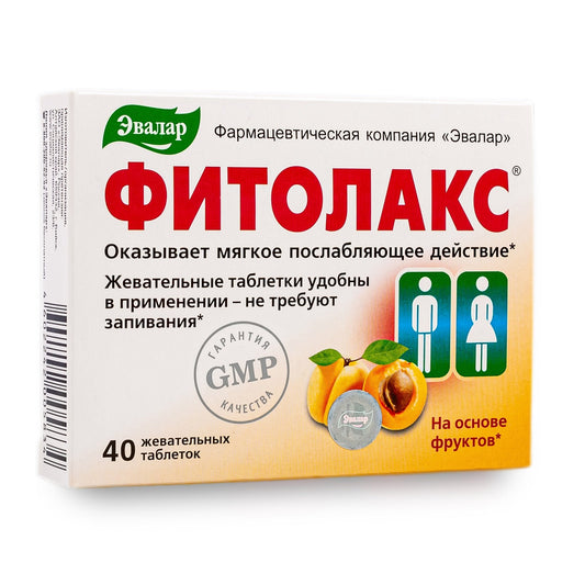 Prunus with Herbs by Evalar Fitolaks 40 Tabs - Concordia Style Boutique