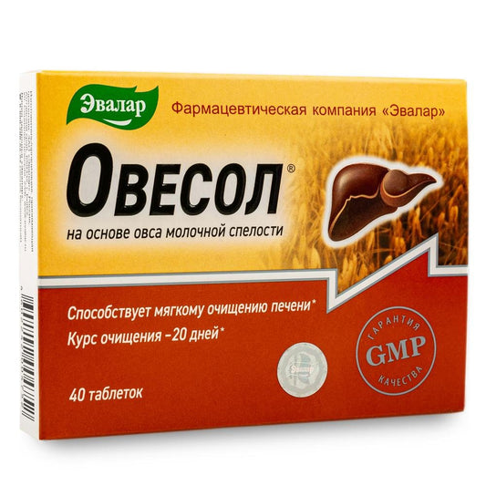 Oat Extract with Herbs by Evalar Ovesol 40 Tabs - Concordia Style Boutique