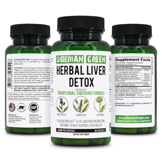 Herbal Liver Detox – Milk Thistle & Artichoke Capsules - Concordia Style Boutique