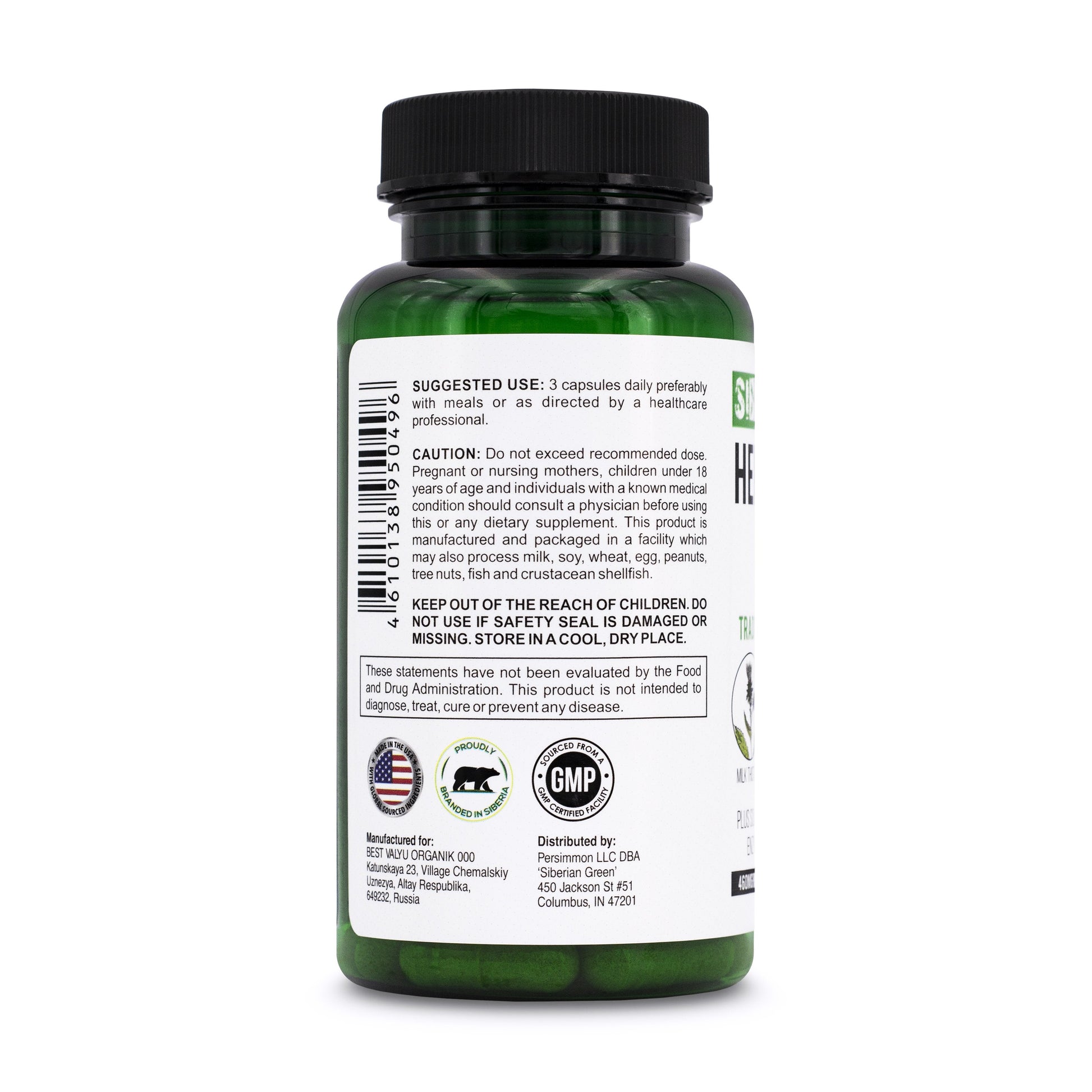Herbal Liver Detox – Milk Thistle & Artichoke Capsules - Concordia Style Boutique