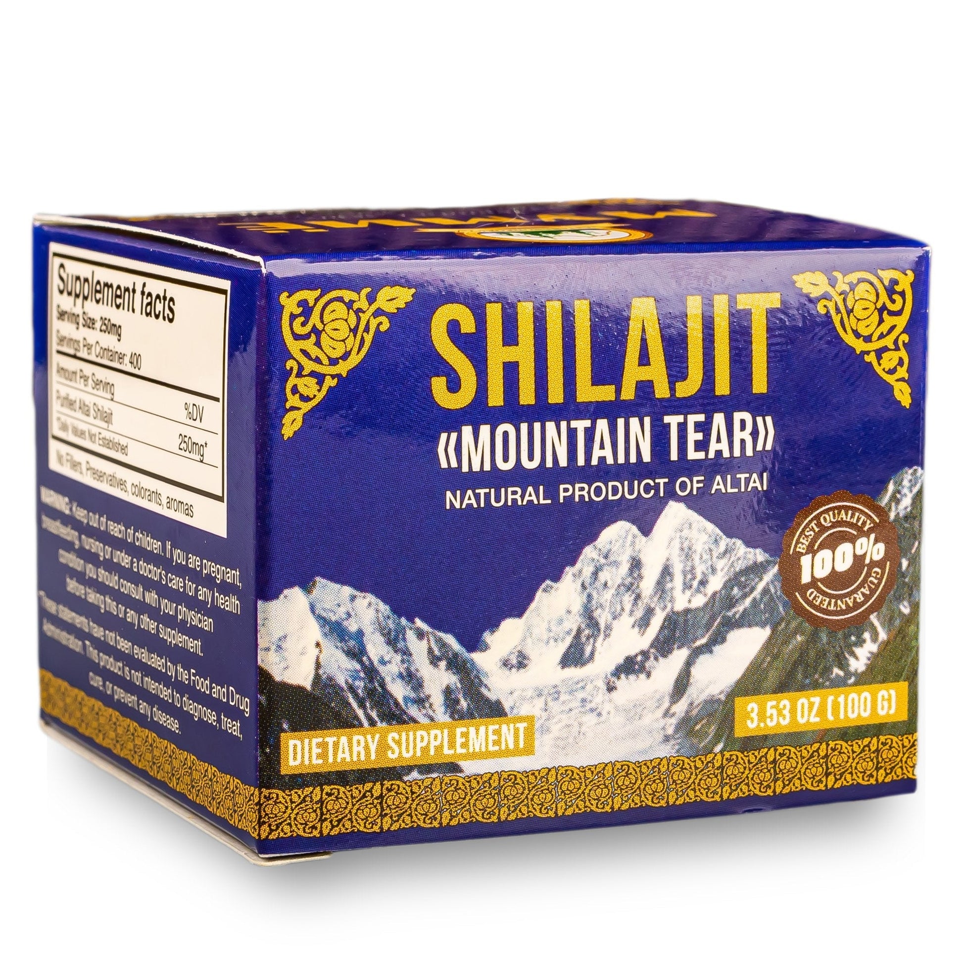 Siberian "Mountain Tear" Pure Premium Shilajit Mumijo Resin – 100g - Premium Body Wash from SiberianGreen.com - Just $49.95! Shop now at Concordia Style Boutique
