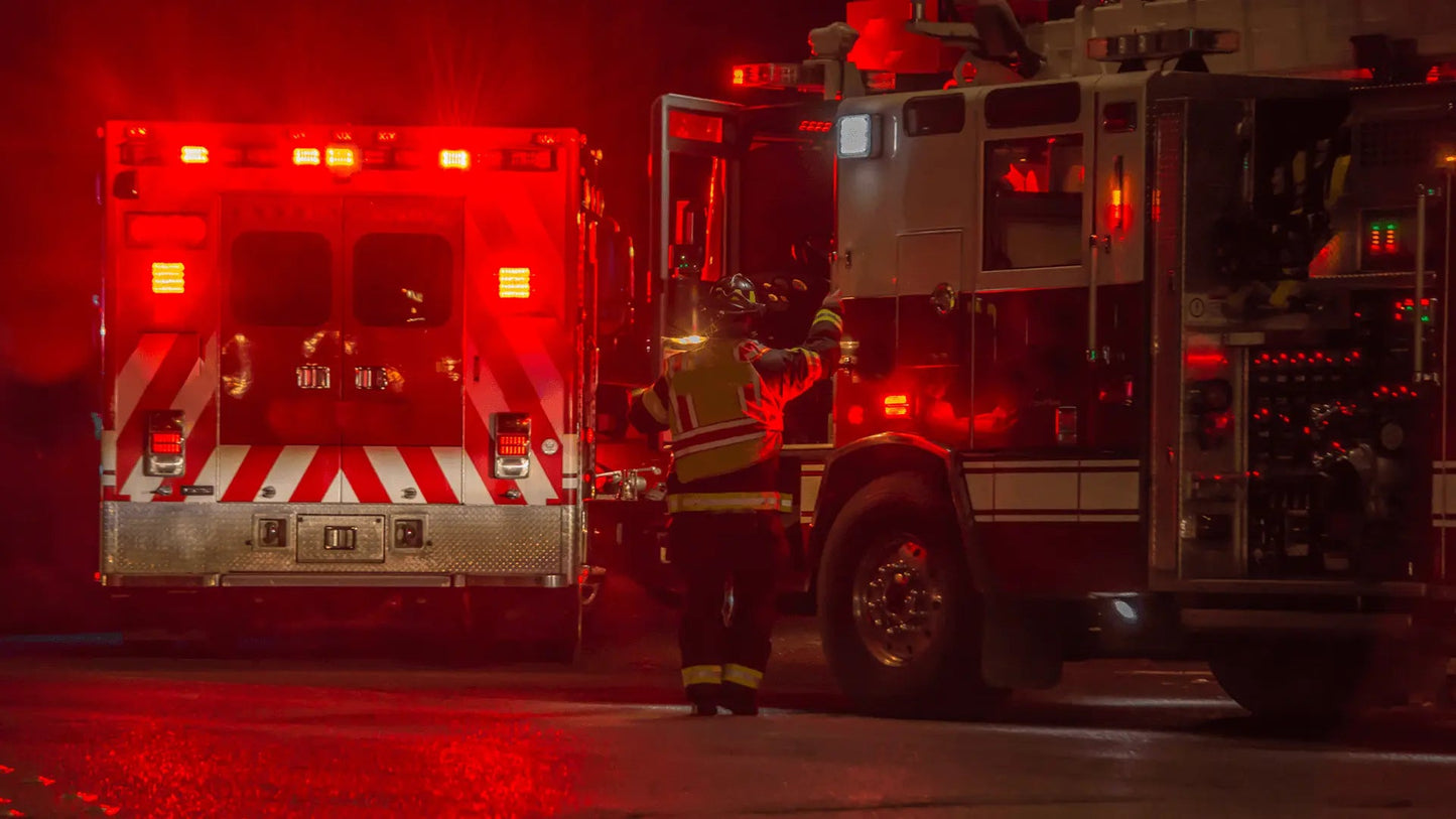 FIRST M by TAFEA Emergency Phone | One-Button 911 Dialer, Programmable M2–M4, Hands-Free Listening, Loud Ringer – Ideal for Homes, Gyms, Hospitals, Hotels & Public Spaces