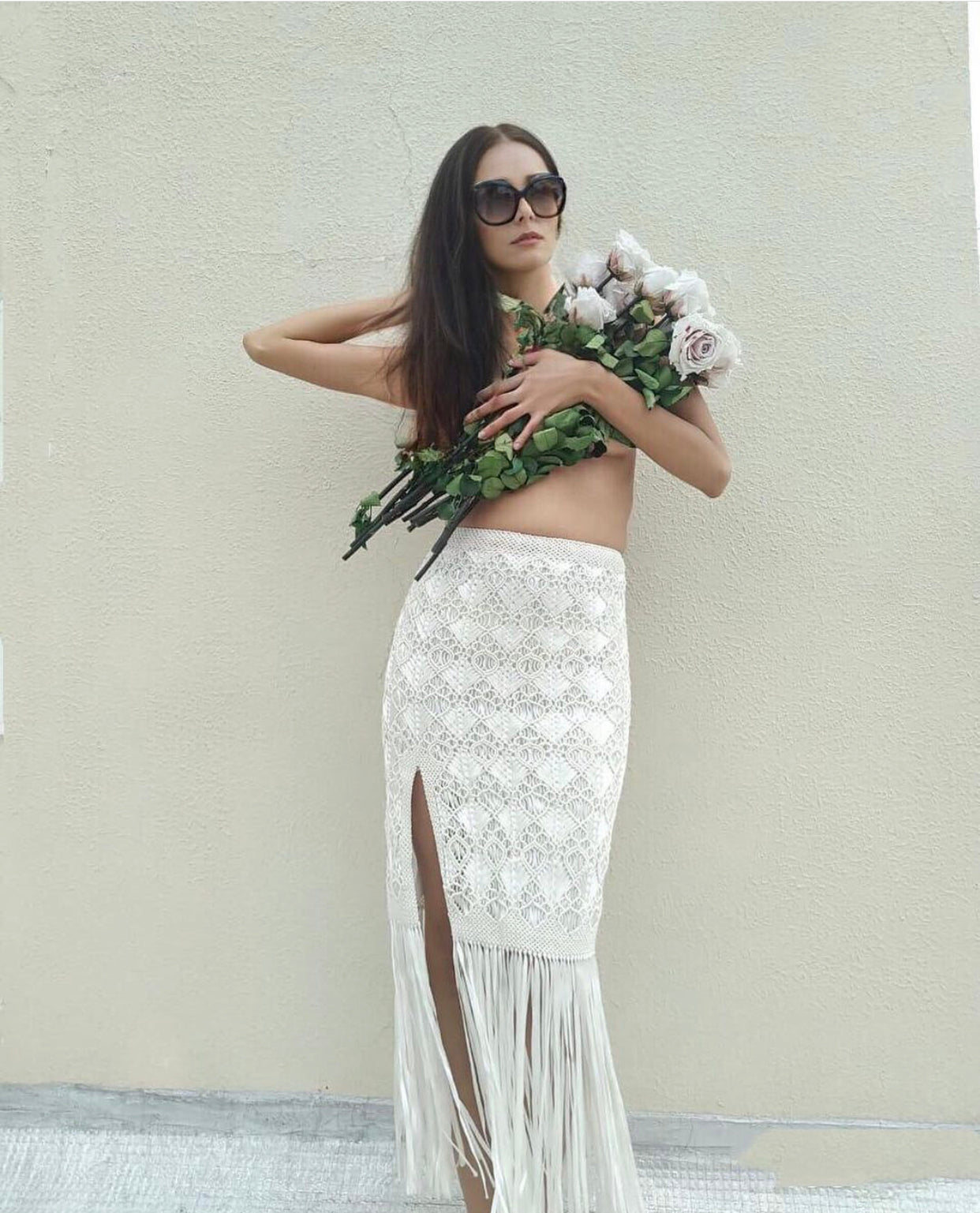 Menek Handmade Macrame Jasmin Skirt