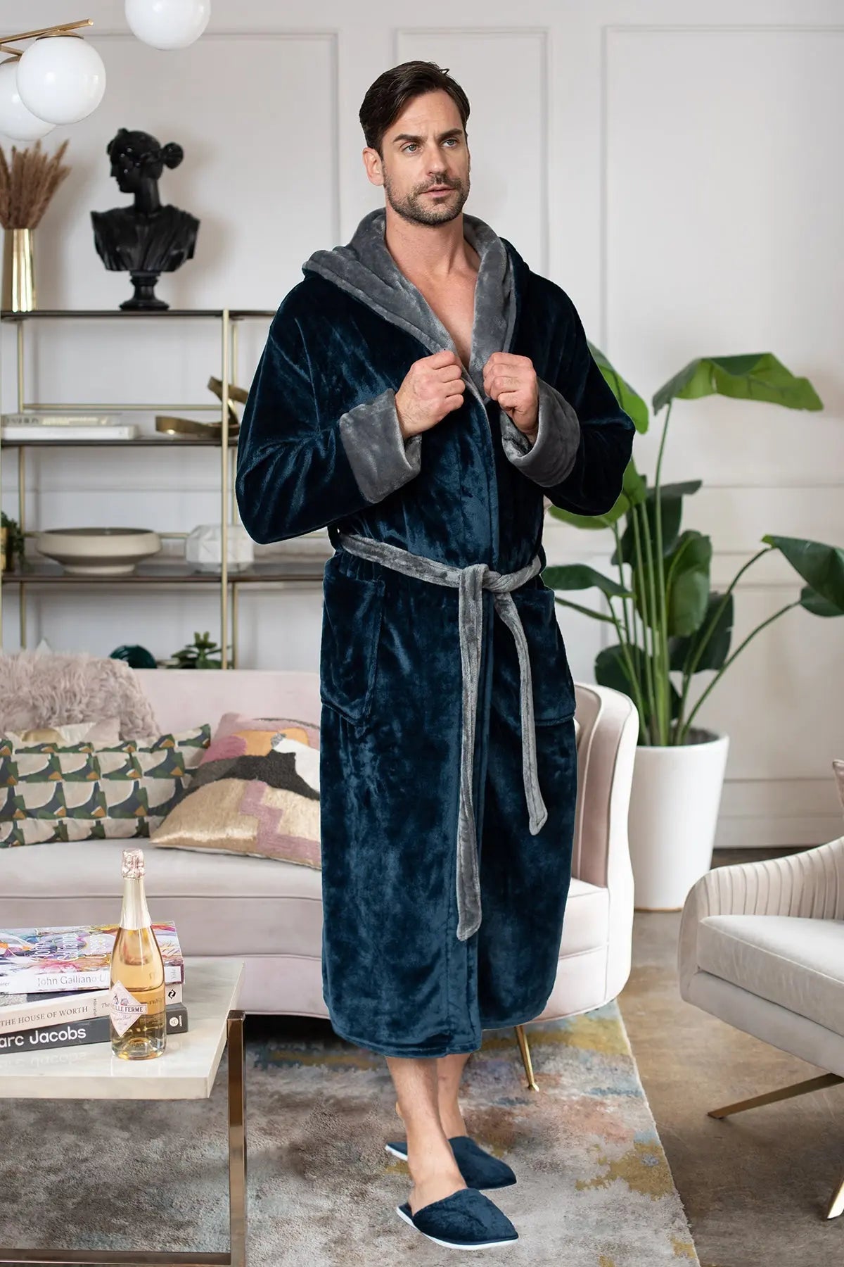 Men’s Robe with Hood – Ultra-Soft Plush Comfort for Everyday Use - Concordia Style Boutique