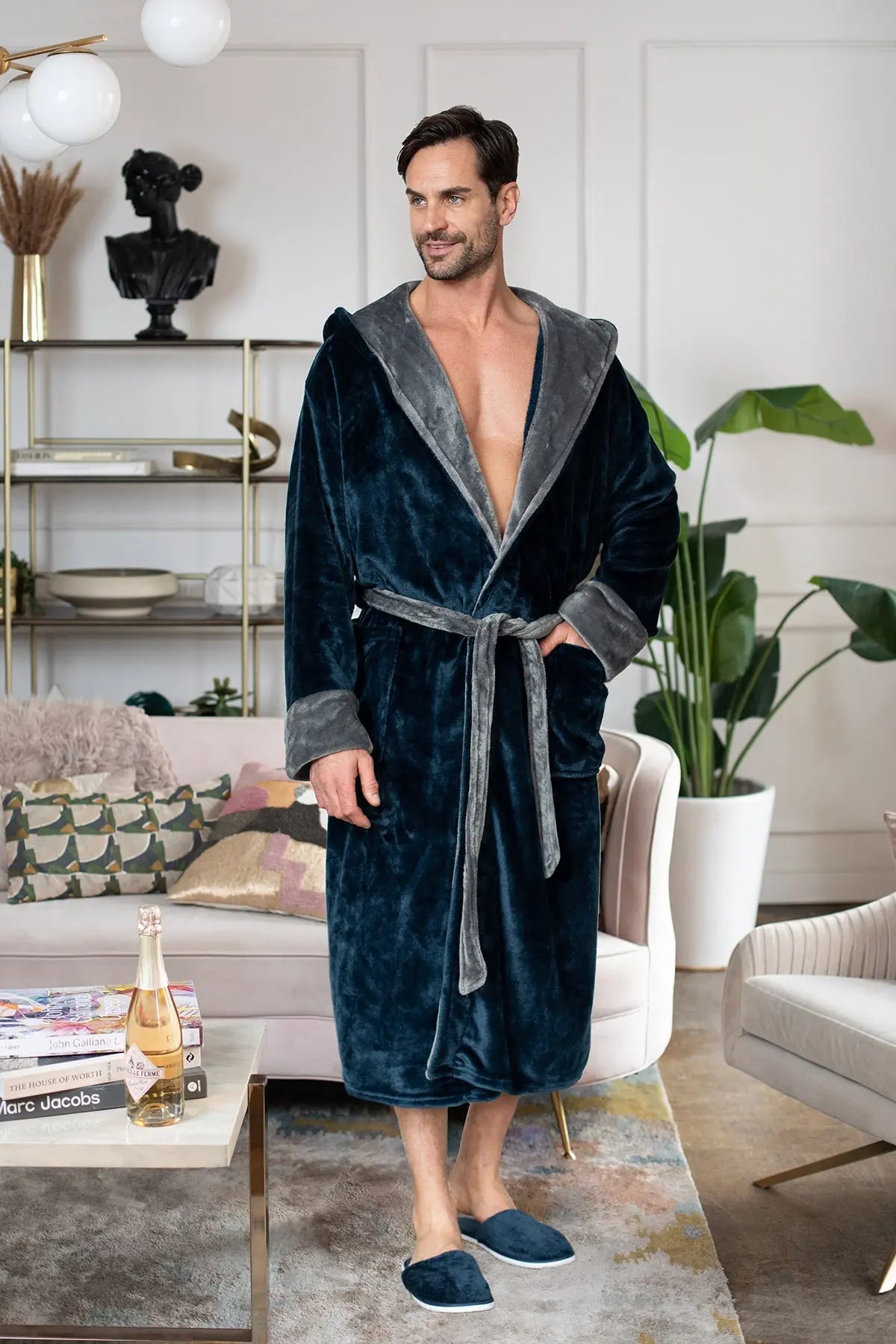 Men’s Robe with Hood – Ultra-Soft Plush Comfort for Everyday Use - Concordia Style Boutique
