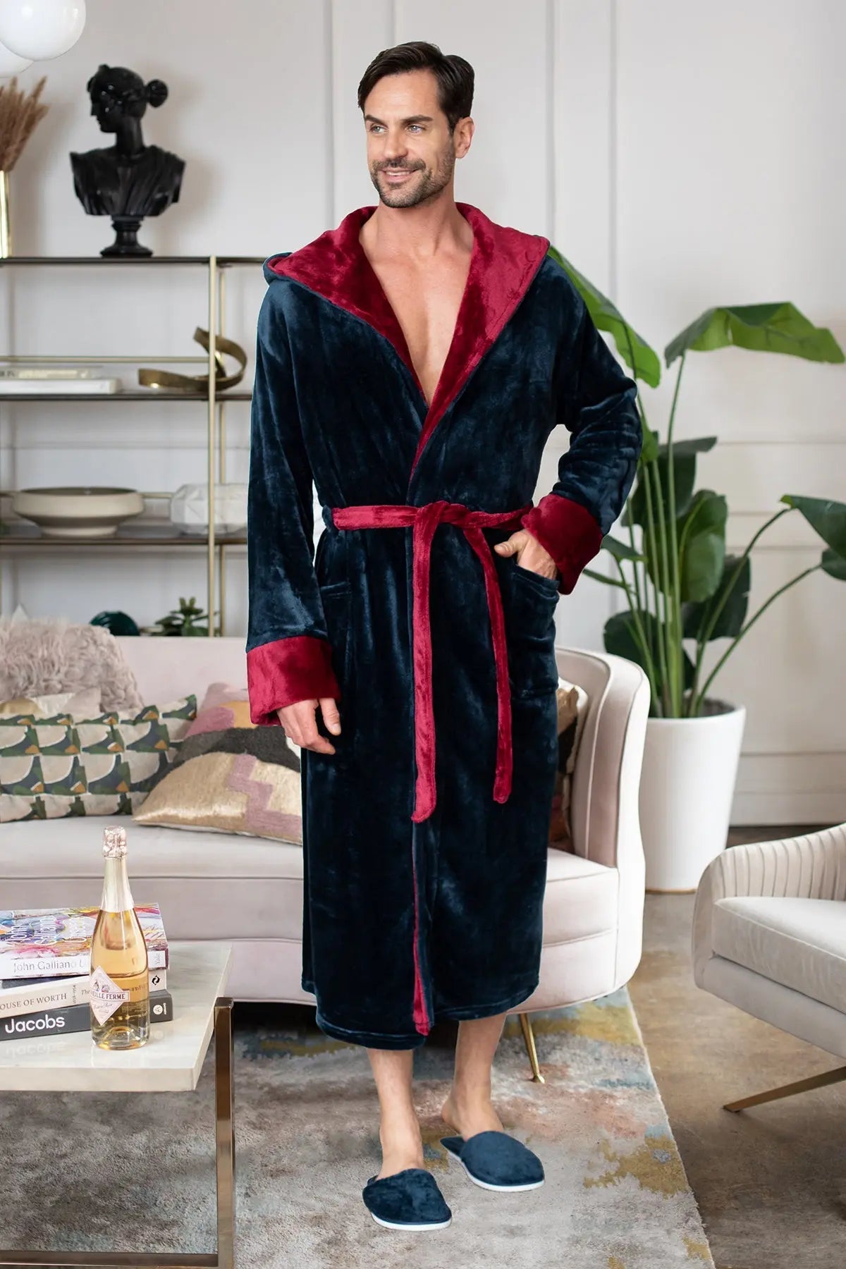 Men’s Robe with Hood – Ultra-Soft Plush Comfort for Everyday Use - Concordia Style Boutique