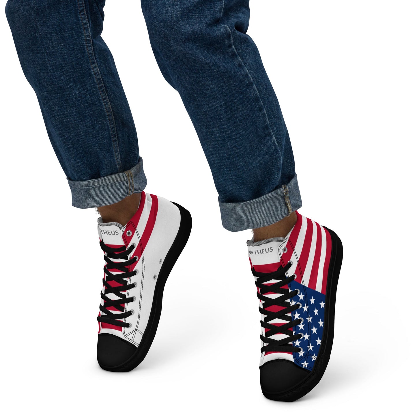 THEUS Men’s high top USA canvas shoes - Concordia Style Boutique