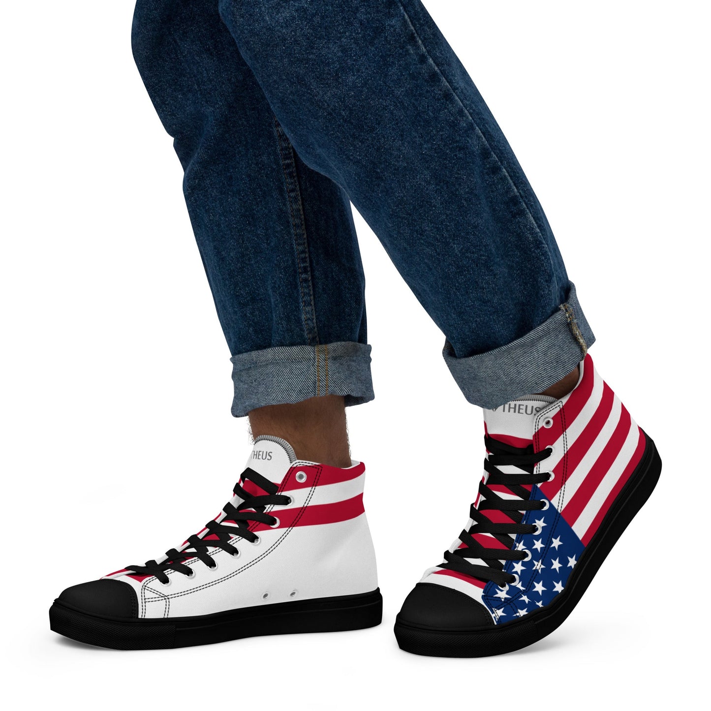 THEUS Men’s high top USA canvas shoes - Concordia Style Boutique