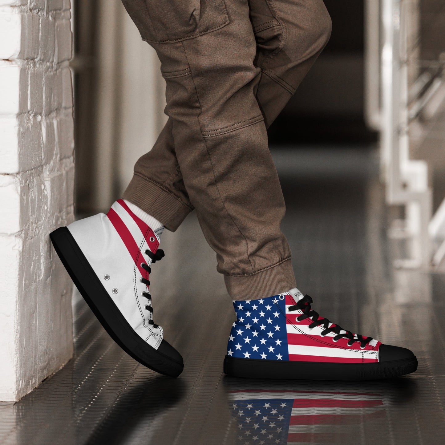 THEUS Men’s high top USA canvas shoes - Concordia Style Boutique
