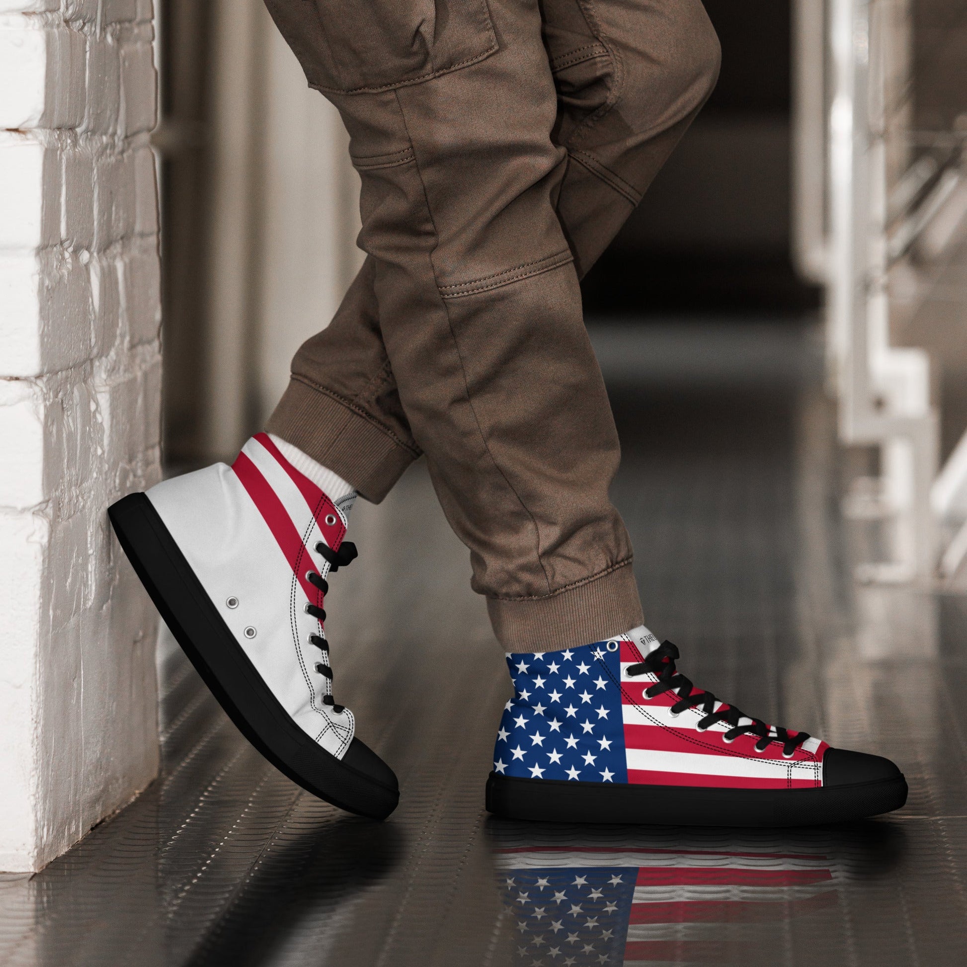 THEUS Men’s high top USA canvas shoes - Concordia Style Boutique