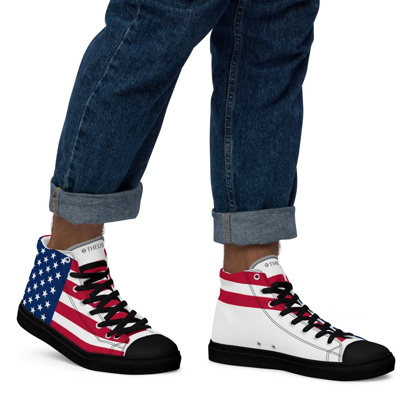 THEUS Men’s high top USA canvas shoes - Concordia Style Boutique