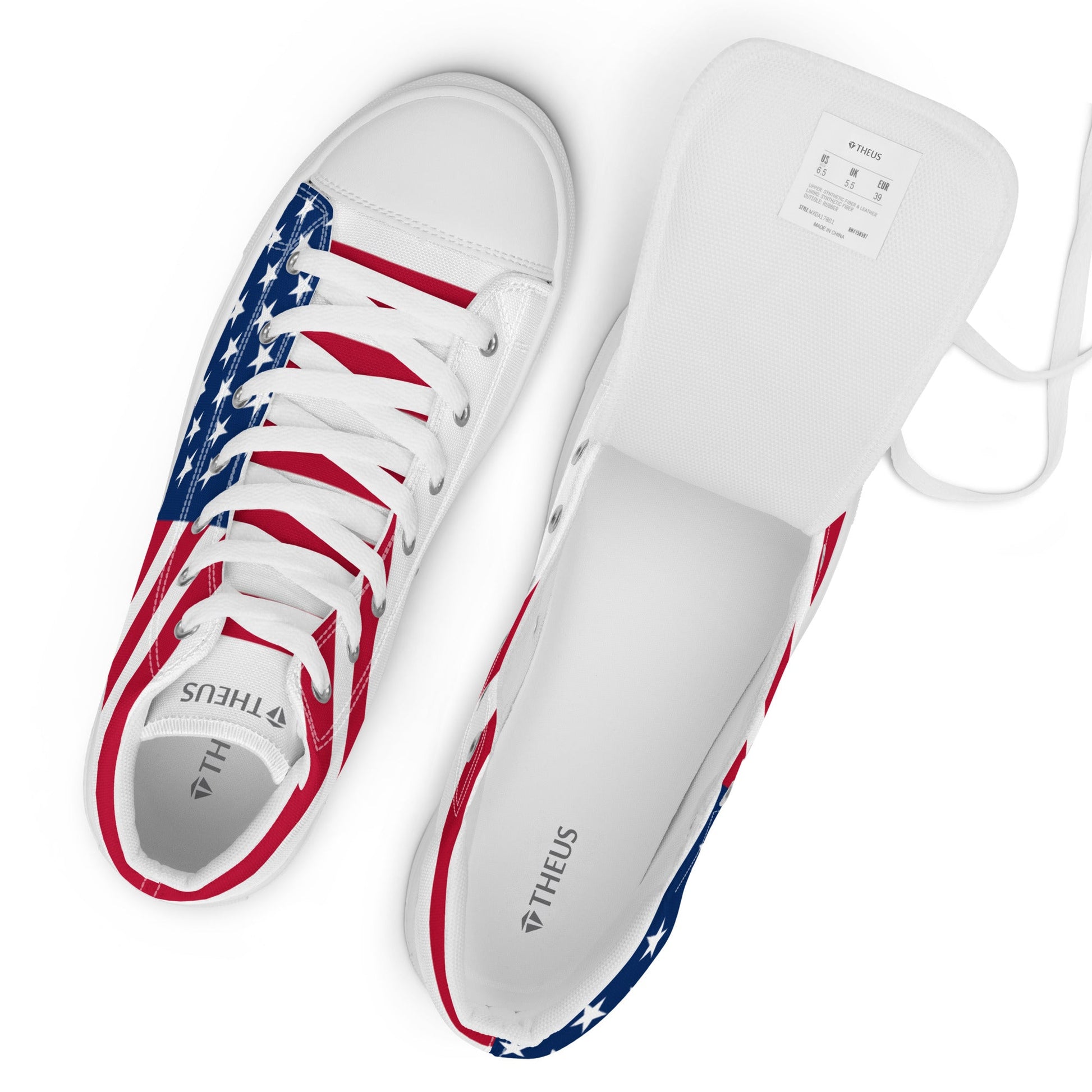 THEUS Men’s high top USA canvas shoes - Concordia Style Boutique