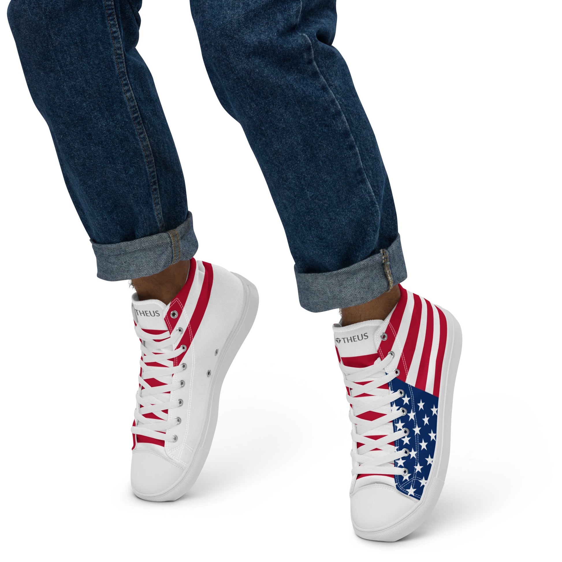 THEUS Men’s high top USA canvas shoes - Concordia Style Boutique