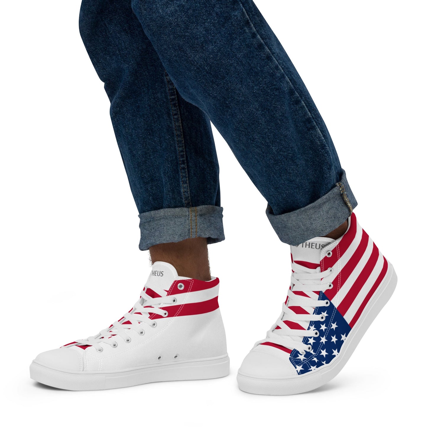 THEUS Men’s high top USA canvas shoes - Concordia Style Boutique
