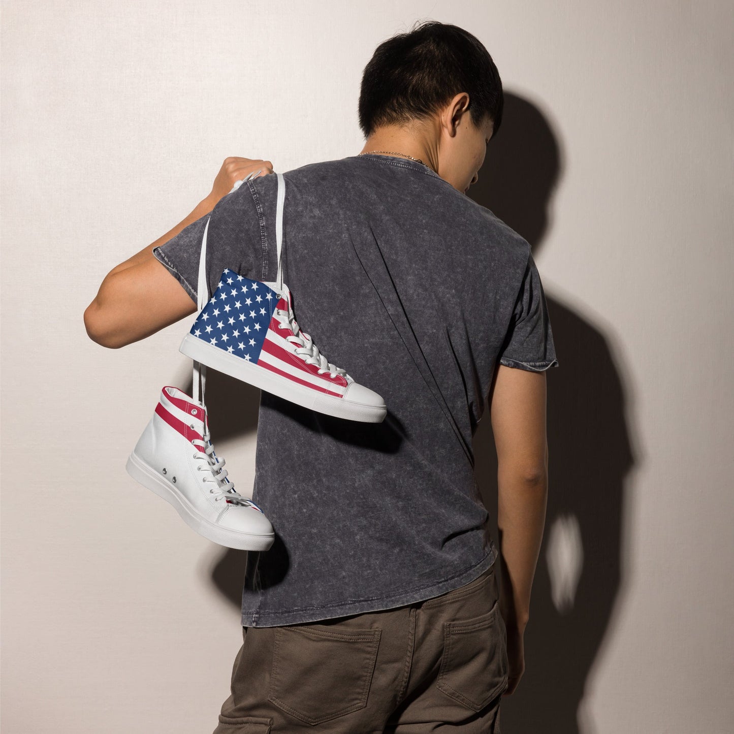 THEUS Men’s high top USA canvas shoes - Concordia Style Boutique
