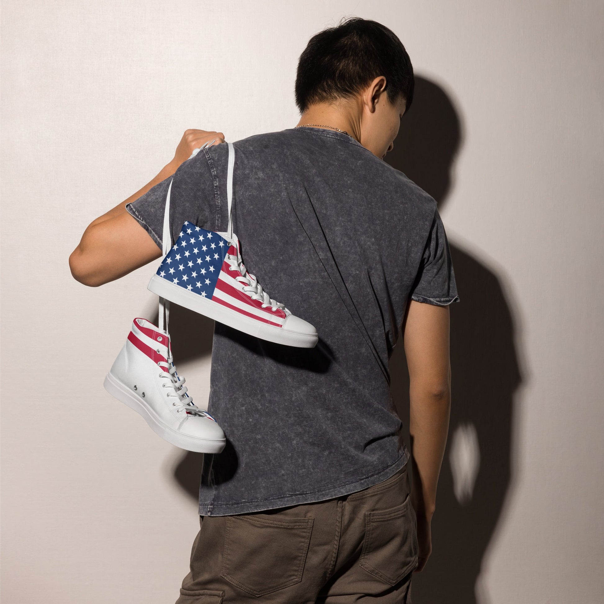 THEUS Men’s high top USA canvas shoes - Concordia Style Boutique