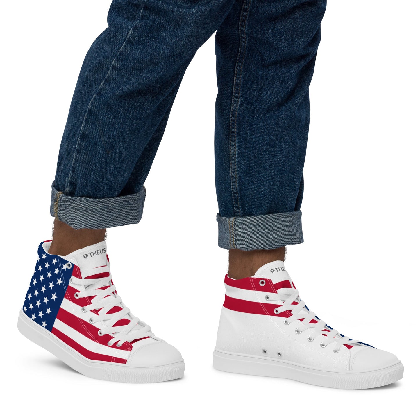 THEUS Men’s high top USA canvas shoes - Concordia Style Boutique
