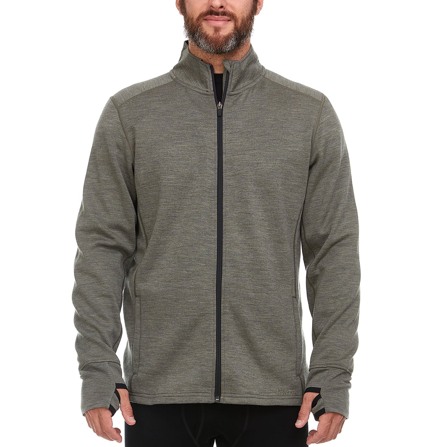 Heavyweight - Men's Wool Full Zip Wilderness - Concordia Style Boutique