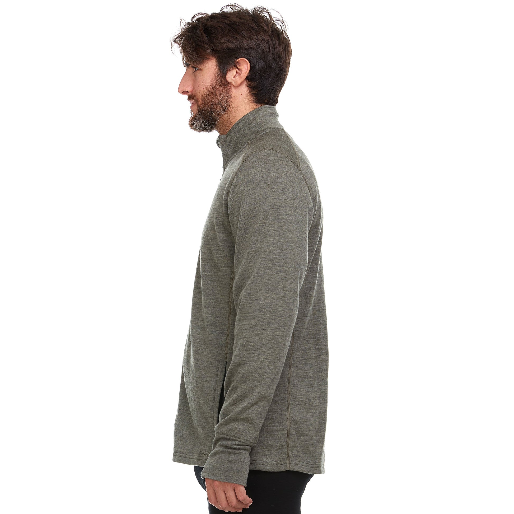 Heavyweight - Men's Wool Full Zip Wilderness - Concordia Style Boutique