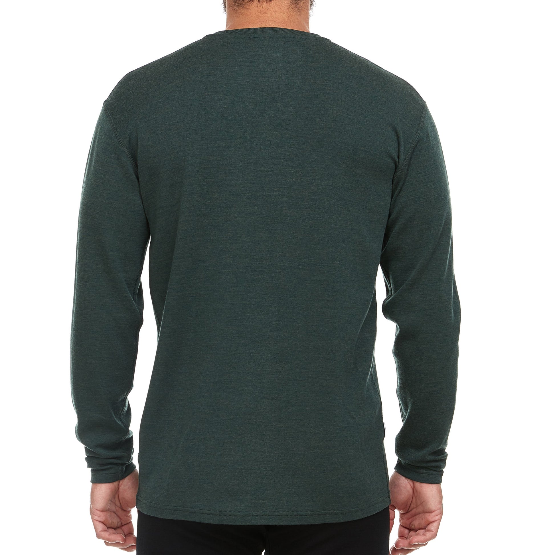 Midweight - Men's Long Sleeve V-Neck 100% Merino Wool - Concordia Style Boutique