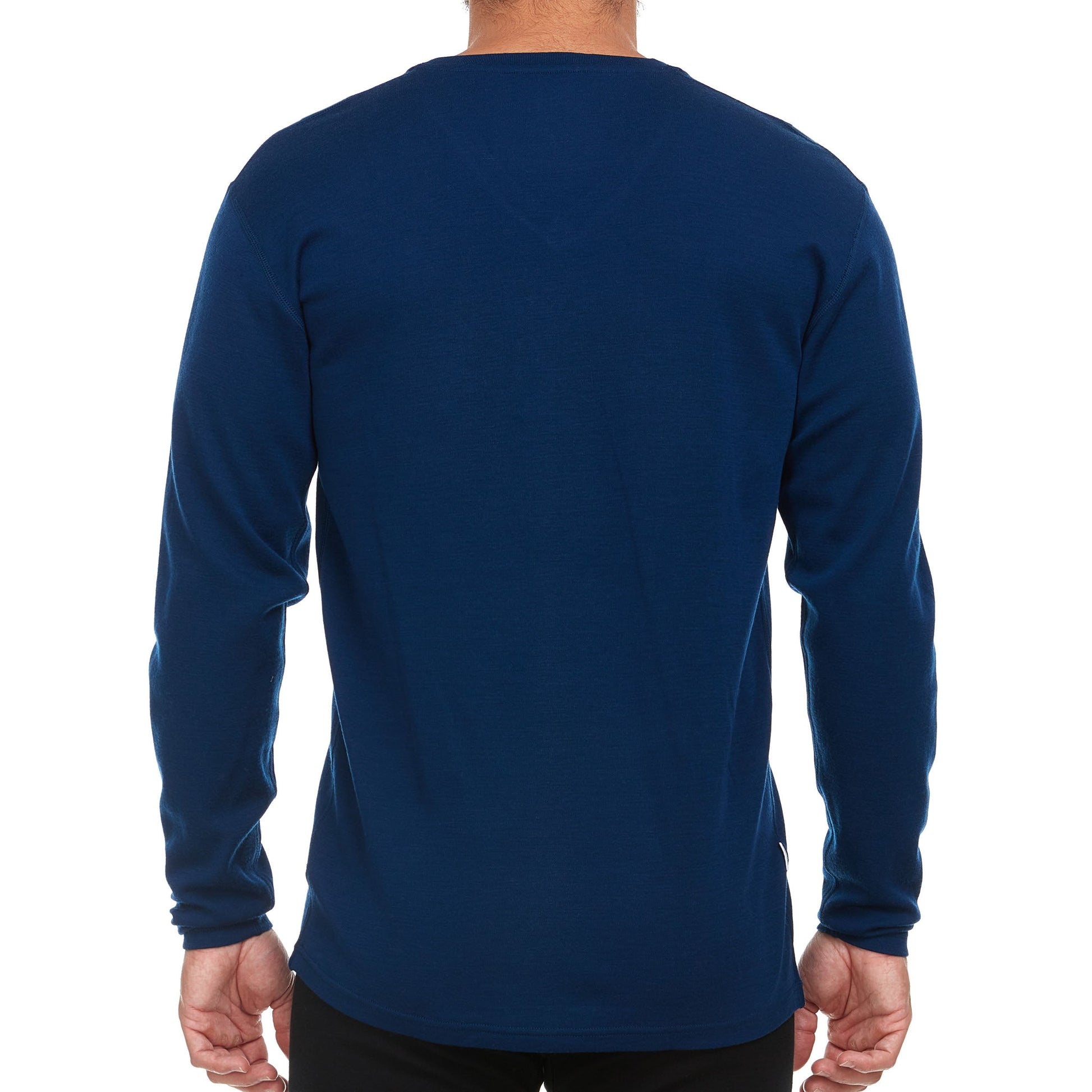 Midweight - Men's Long Sleeve V-Neck 100% Merino Wool - Concordia Style Boutique