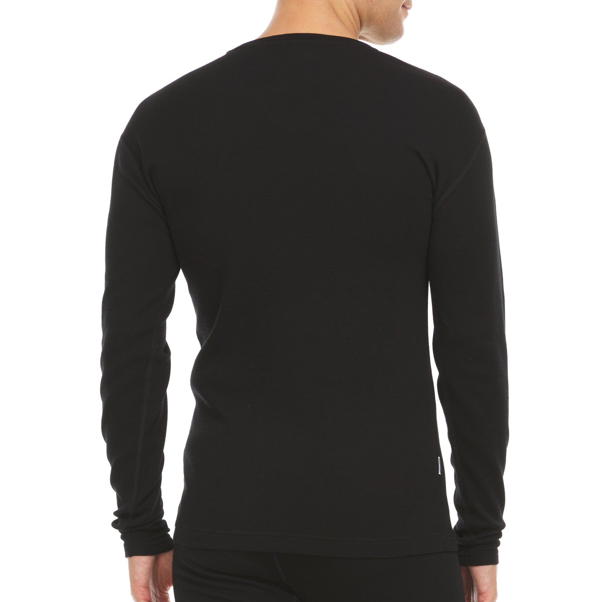 Midweight - Men's Long Sleeve V-Neck 100% Merino Wool - Concordia Style Boutique